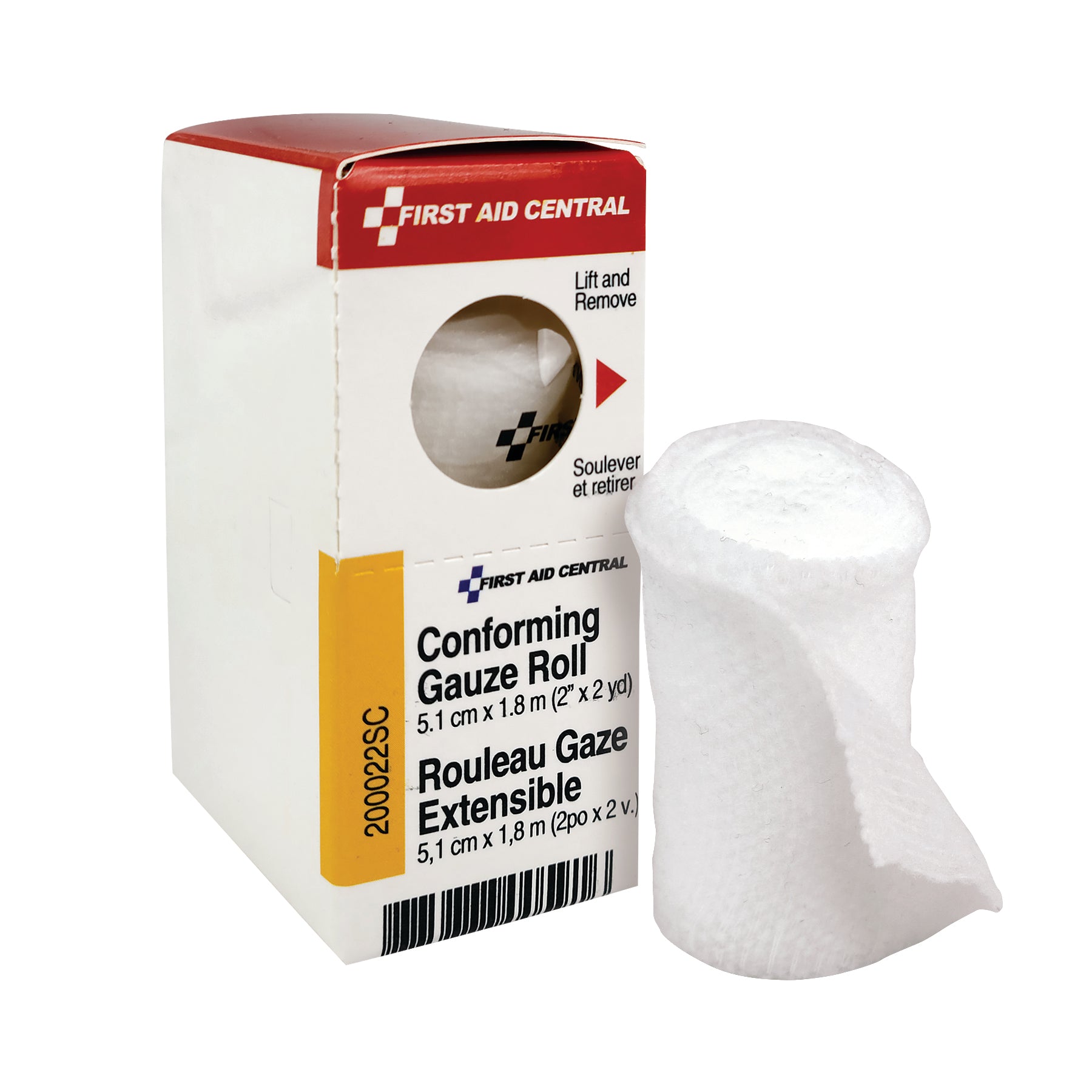 Conforming Stretch Gauze Bandage, 5.1 cm x 1.8 m (2