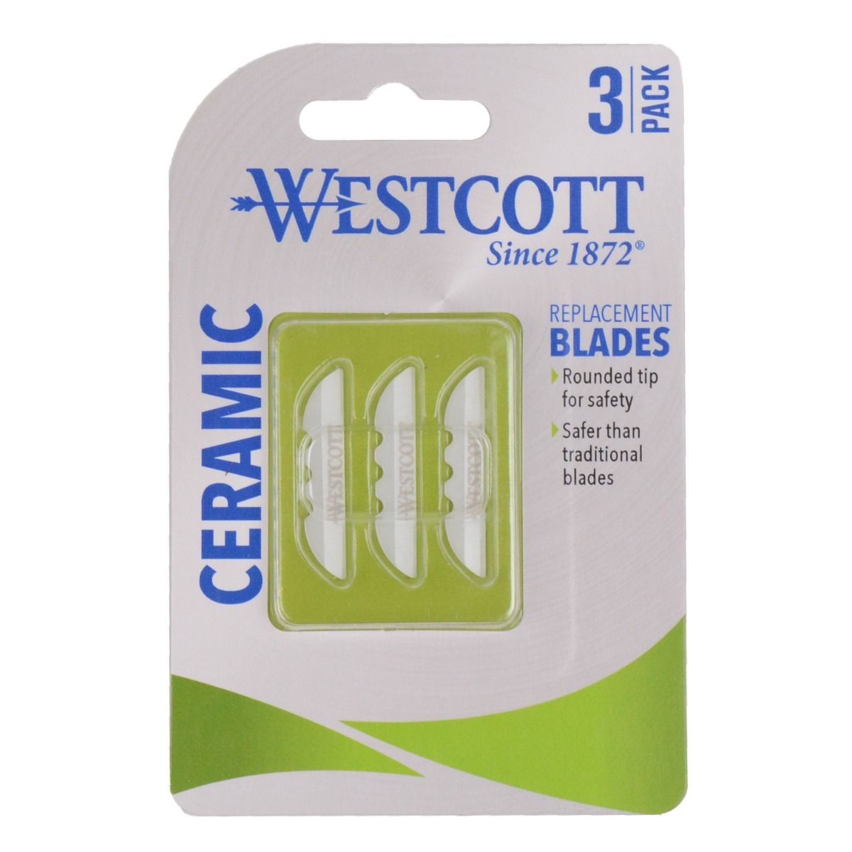 Westcott® 3-Pack Ceramic Replacement Blades – First Aid Central