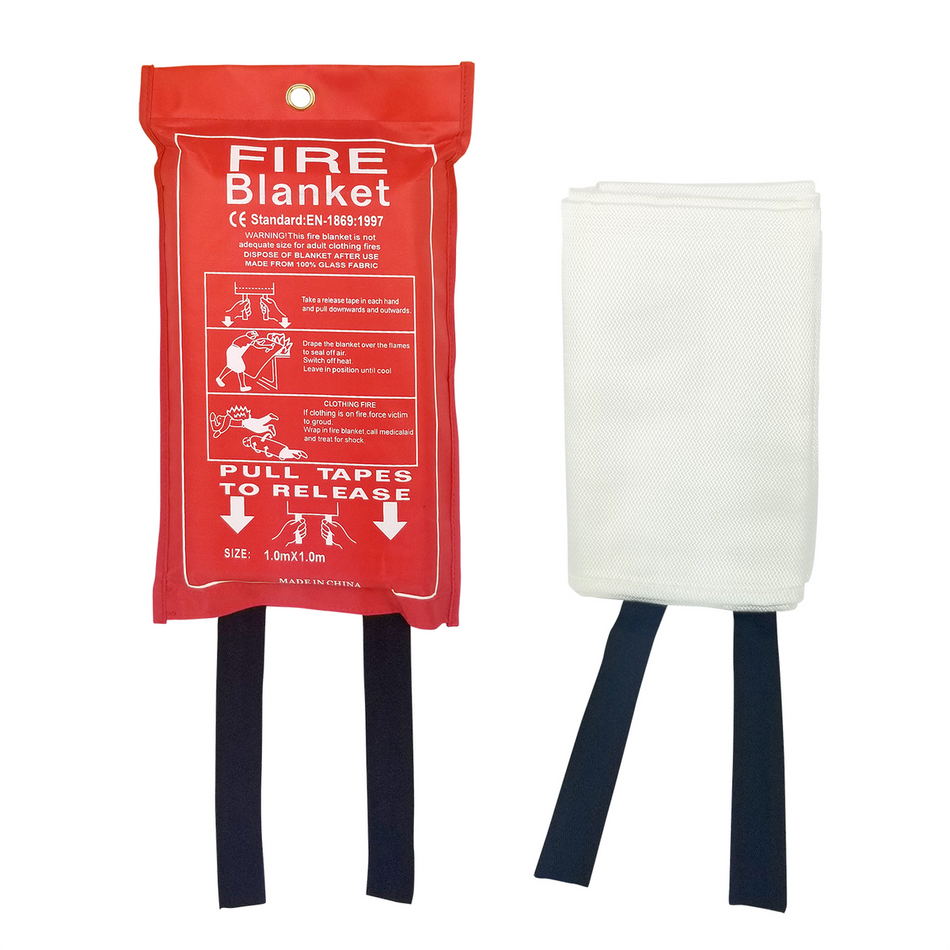 Fire Blanket - 1.0m x 1.0m (40 po x 40 po)