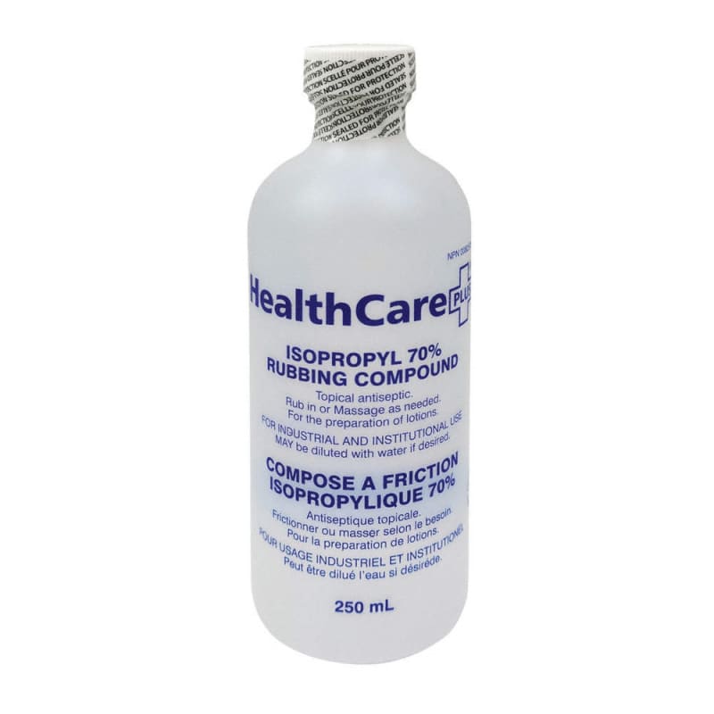 Alcool isopropylique, 70 % (250 ML, 500 ML ou 4 L)