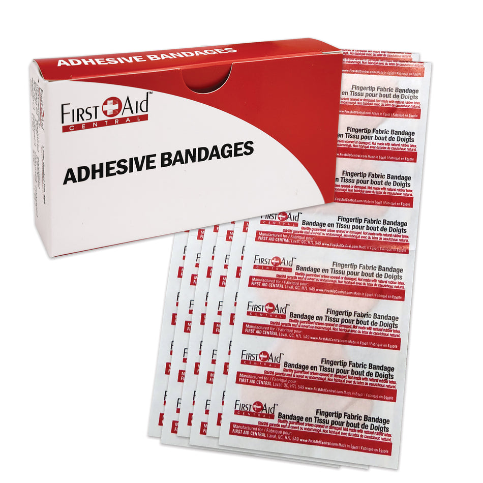 Pansements adhésifs pour doigts en tissu léger
