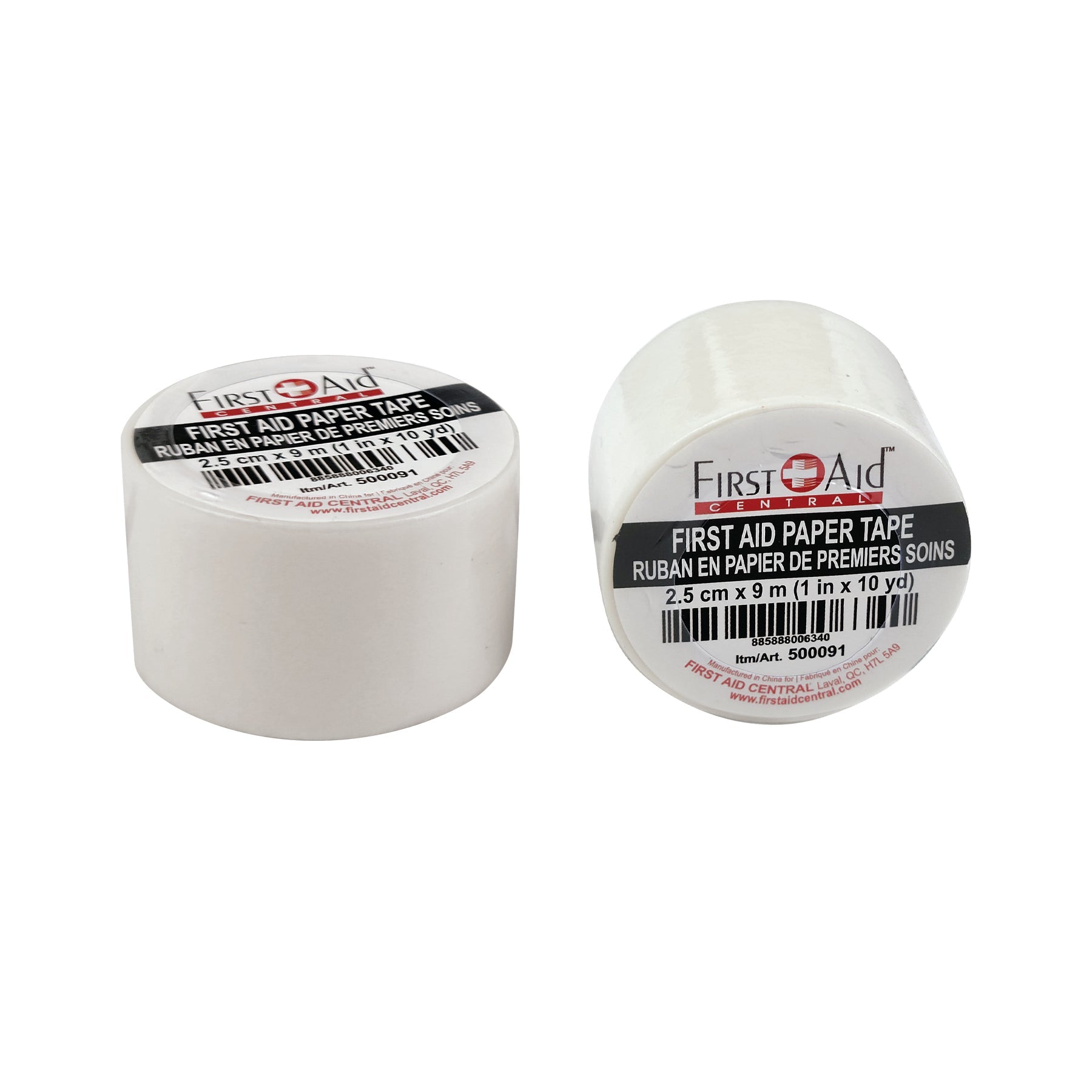 First Aid Paper tape - 1 in x 10 yd – First Aid Central
