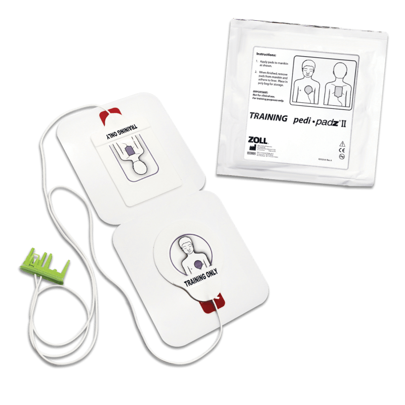 Zoll Pedi Padz II Training Electrodes (Box of 6 Pairs)