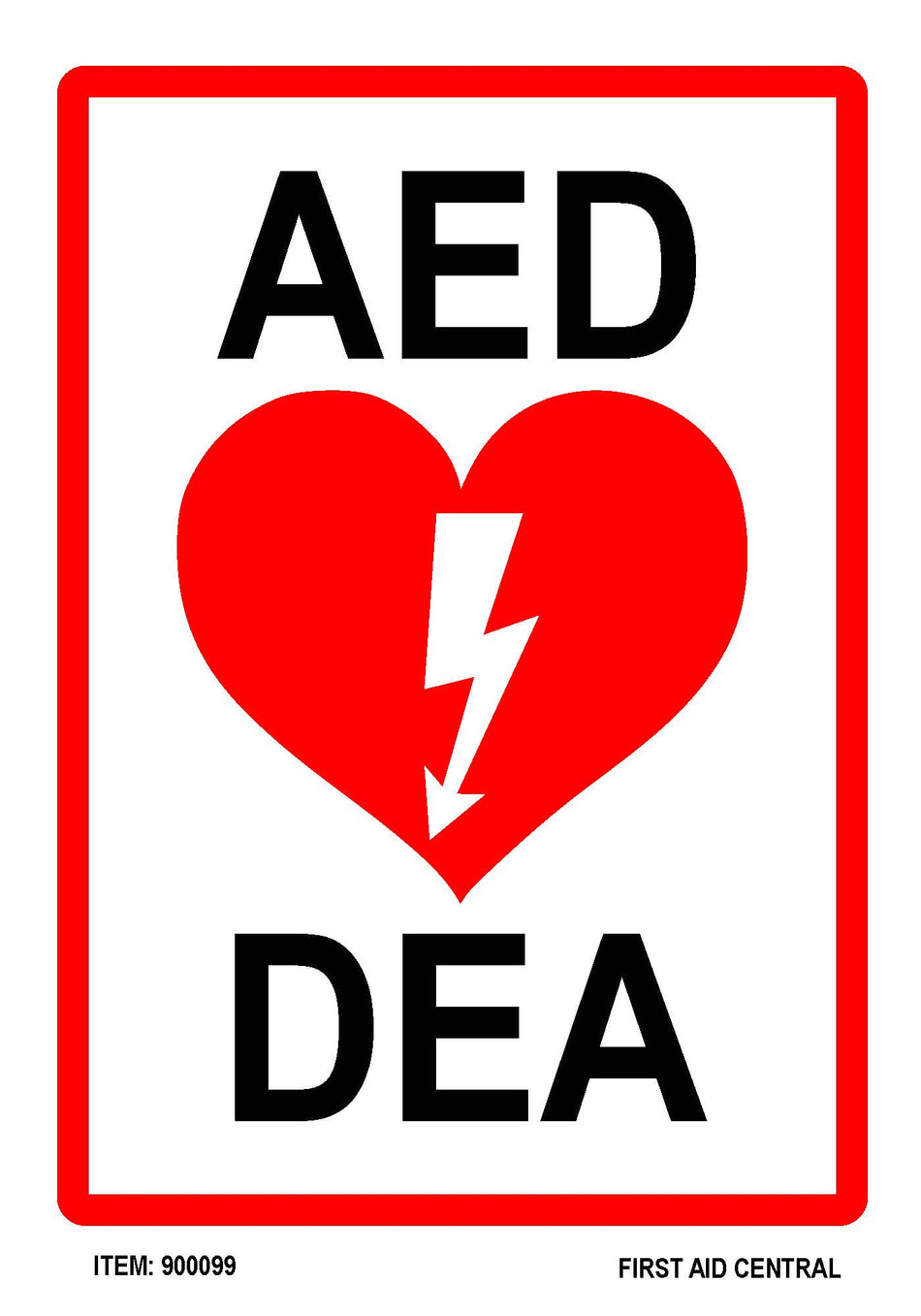 Grand autocollant DEA