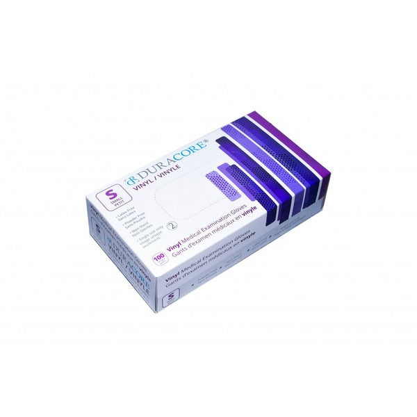 Vinyl Medical Exam Gloves, DuraCore (100)