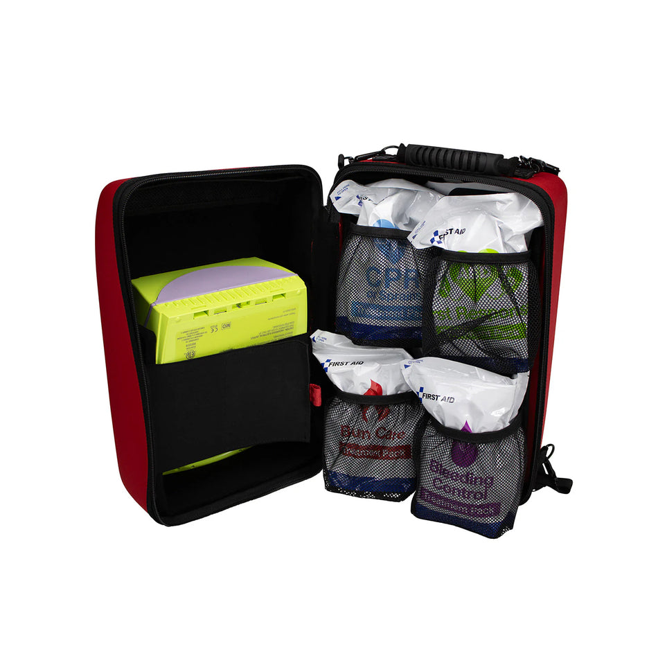 AED+First Aid Emergency Response Bag (AED Sold Separately)