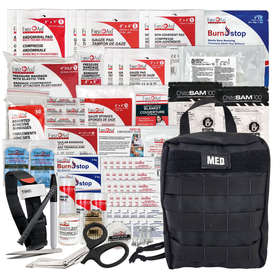Trousse d'urgence pour traumatologie - sac à dos 