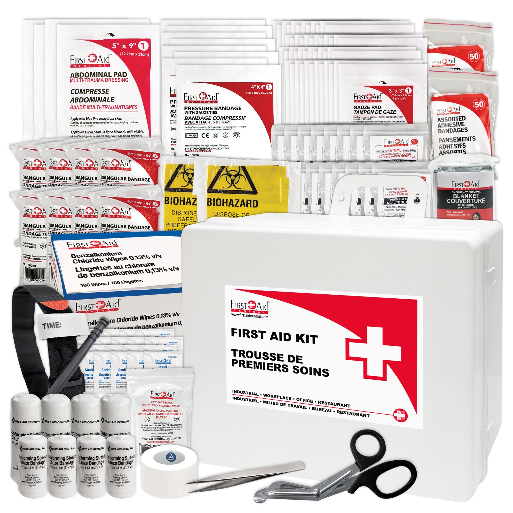C.FIRST グッズ　23点セット Type 2 First Aid Kit - Large - CSA Z1220-24 Requirements (Qc and