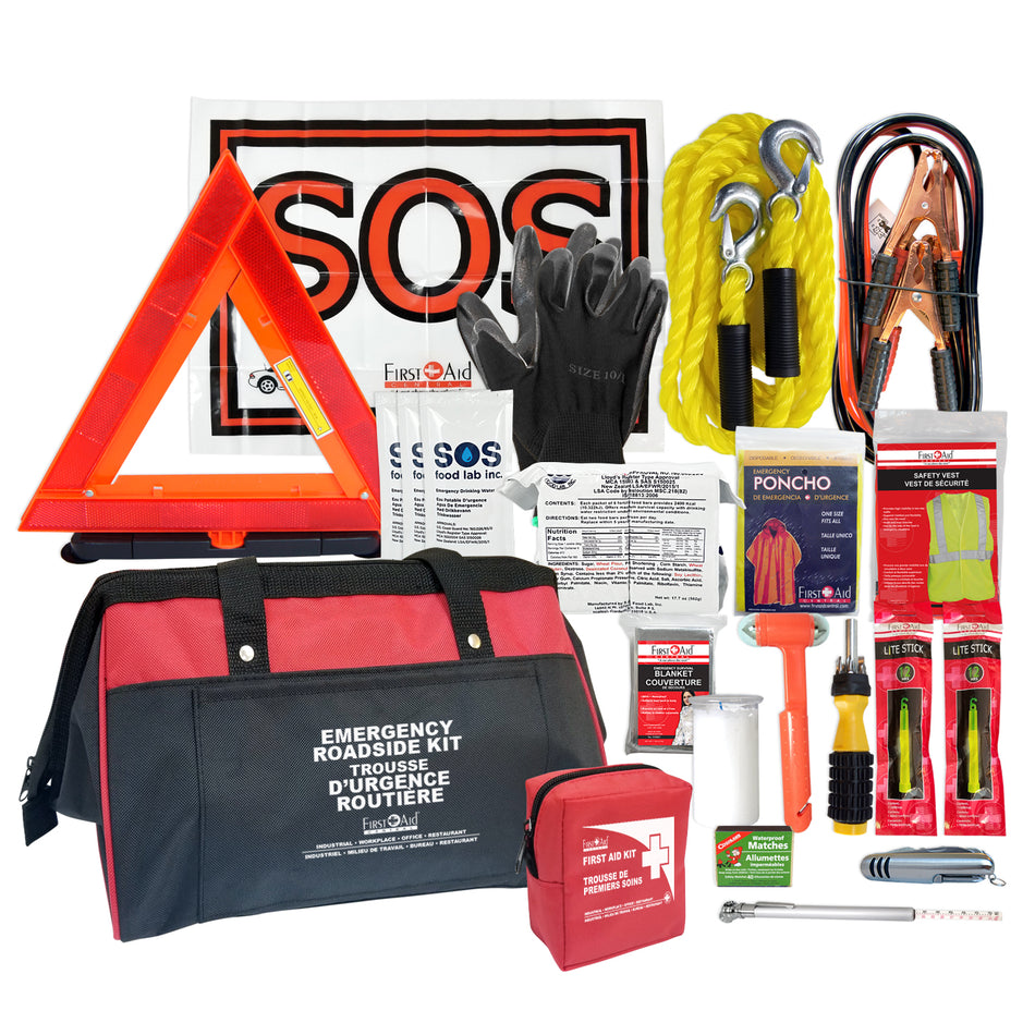 Trousse d'urgence pour véhicule routier