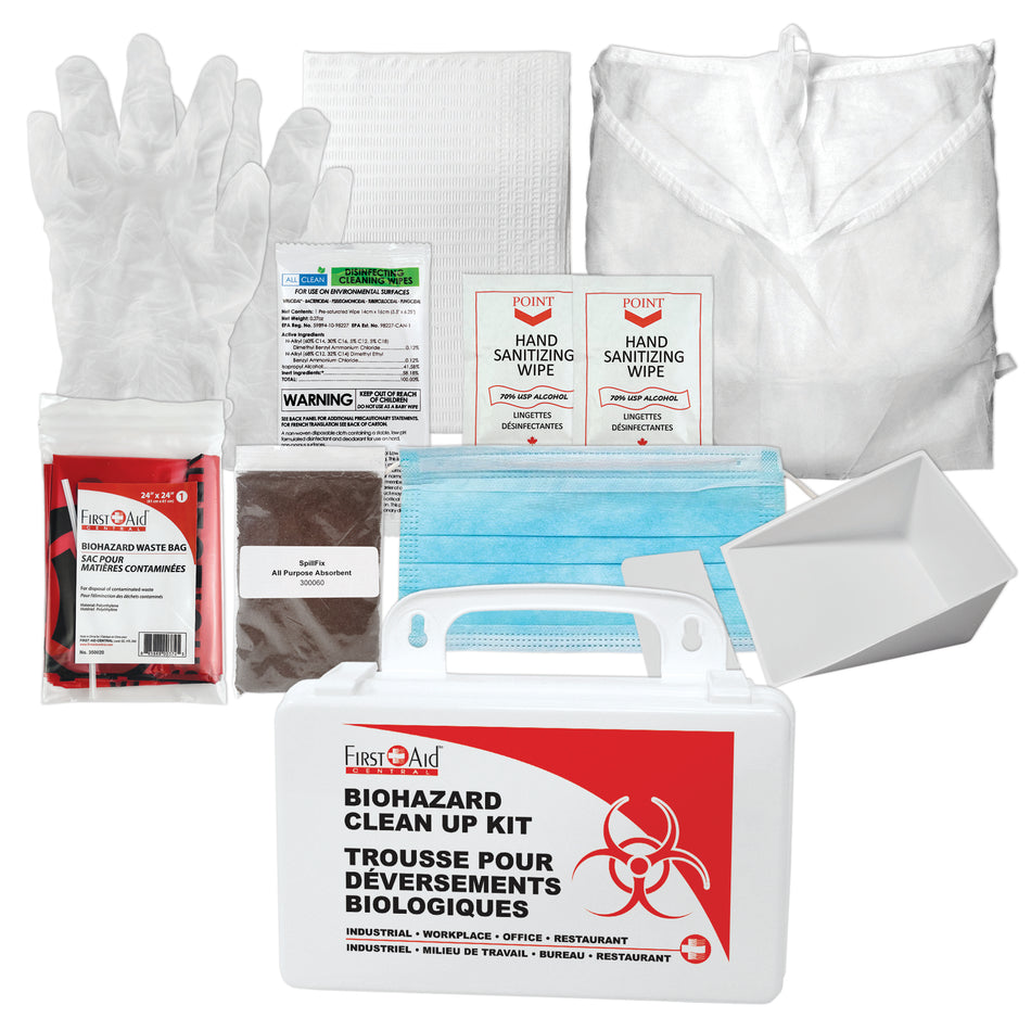 Biohazard Spill Clean Up Kits – First Aid Central