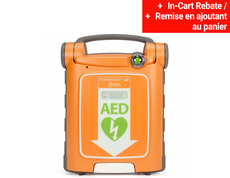 DEA Powerheart G5 automatique avec assistance CPR