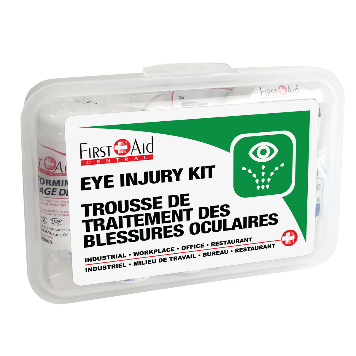 Eye Prepkit EYE Injury Kit SmartCompliance Cabinet Add-On – First Aid Central