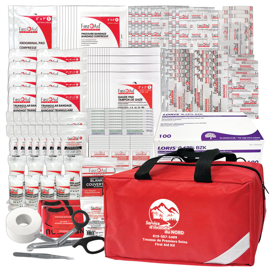 Type 2 Basic First Aid Kit - Large (51-100 Workers) - SERVICE INCENDIE DU NORD