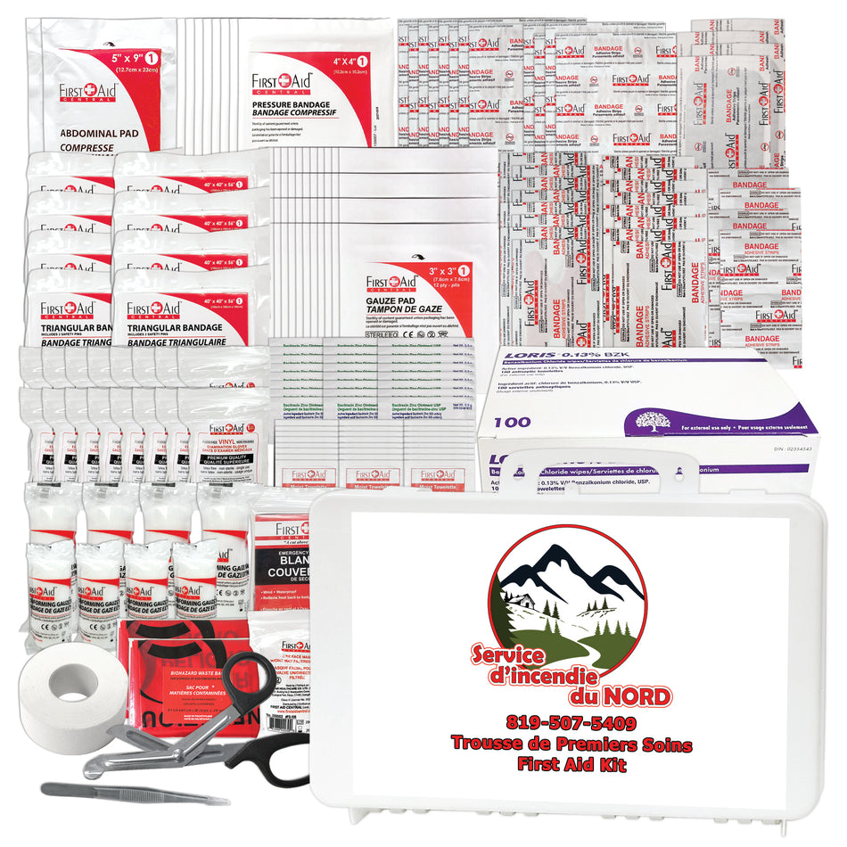 Type 2 Basic First Aid Kit - Large (51-100 Workers) - SERVICE INCENDIE DU NORD