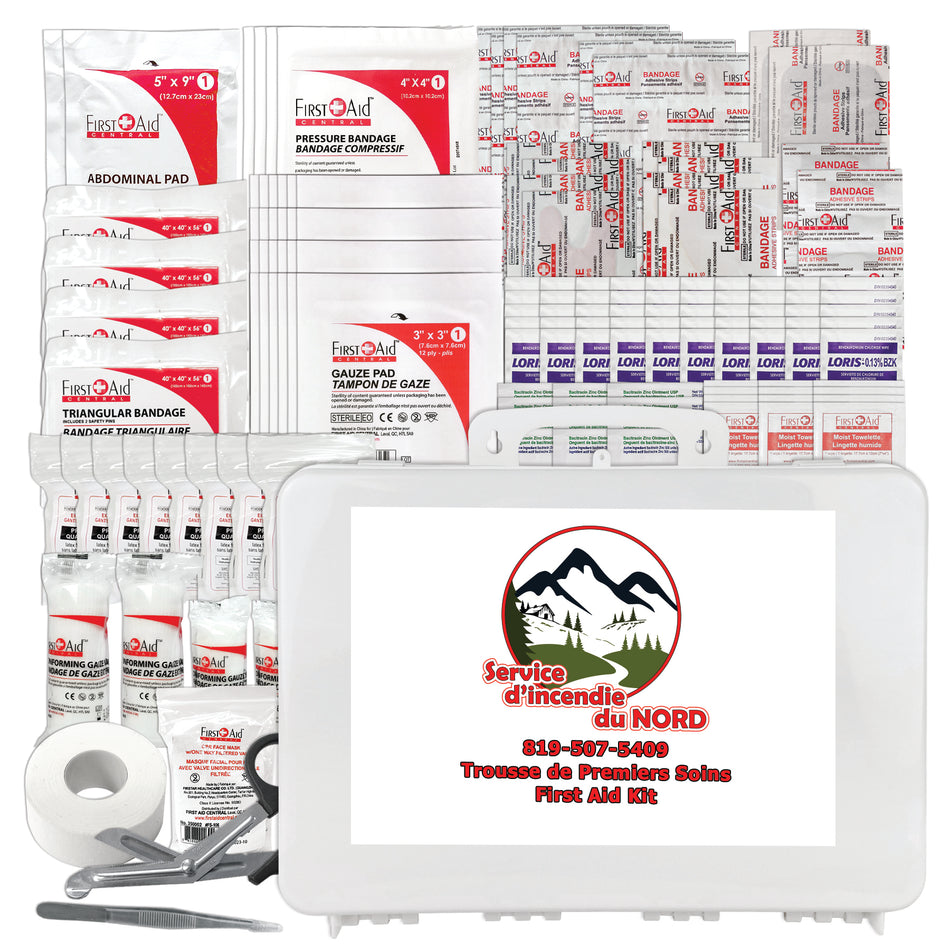 Type 2 Basic First Aid Kit - Medium (26-50 Workers) - SERVICE INCENDIE DU NORD