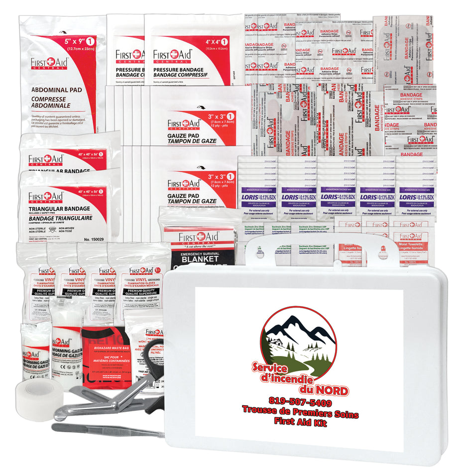 Type 2 Basic First Aid Kit - Small (2-25 Workers) - SERVICE INCENDIE DU NORD