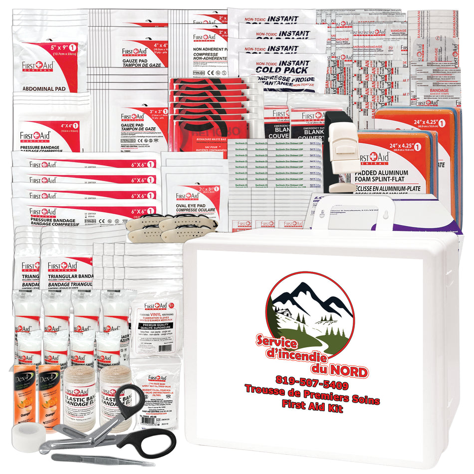 Type 3 Intermediate First Aid Kit - Large (51-100 Workers) - SERVICE INCENDIE DU NORD