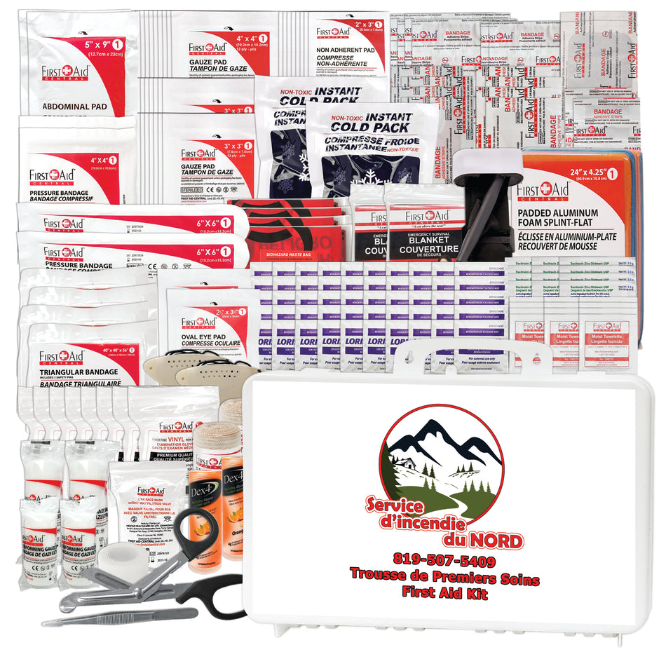 Type 3 Intermediate First Aid Kit - Medium (26-50 Workers) - SERVICE INCENDIE DU NORD