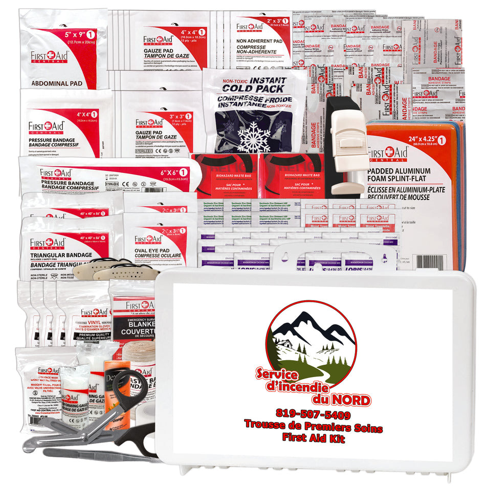 Type 3 Intermediate First Aid Kit - Small (2-25 Workers) - SERVICE INCENDIE DU NORD