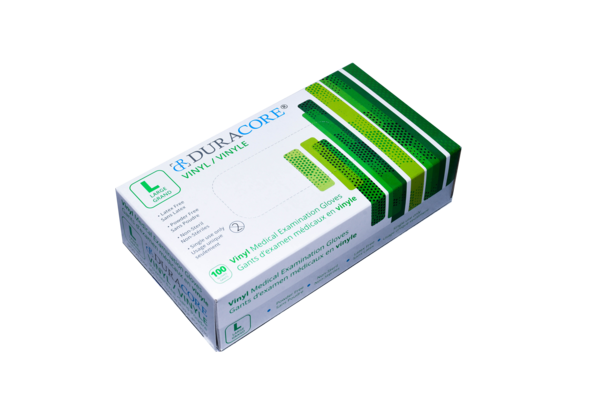 Vinyl Medical Exam Gloves, DuraCore (100)